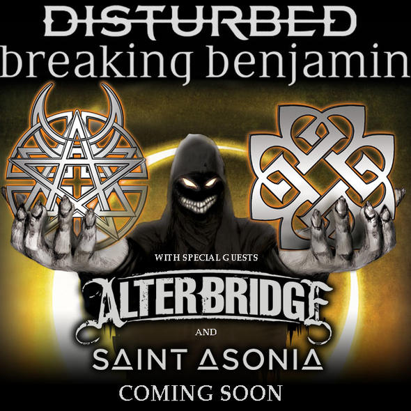 disturbed breaking benjamin tour 2016